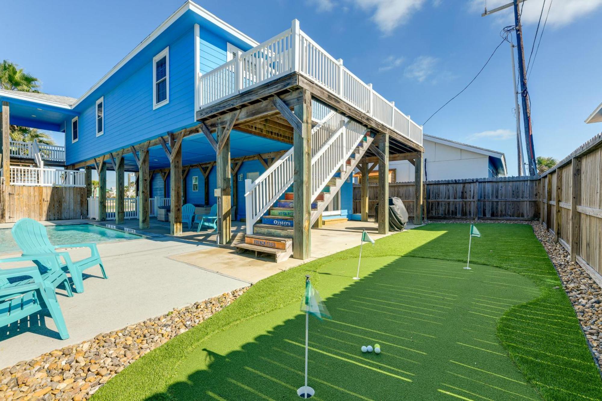 Trendy Port Aransas Home With Private Pool And Deck! Екстер'єр фото